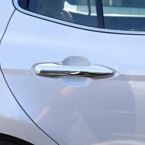 Car Exterior Door Handle Grab Cover Trim Styling Mouldings For Toyota Camry 8th 2018 Chrome ABS 4Pcs/set