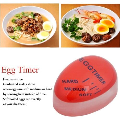 Graduated Scales Heat Sensitive Egg Perfect Color Changing Timer Yummy Soft Hard Boiled Eggs Cooking Kitchen Timers Tsl1