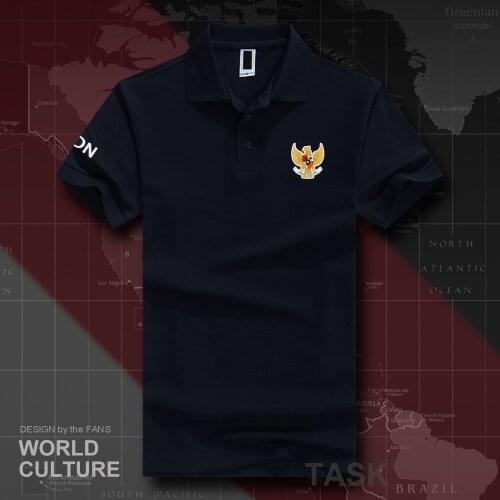 Indonesia Indonesian IDN ID polo shirts men short sleeve white brands printed for country 2018 cotton nation team flag new 20
