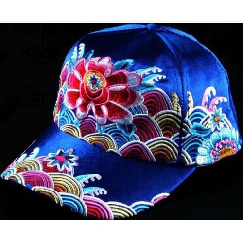 Ethnic style Spring Summer sun hat embroidery hat baseball hat Bonnet peaked cap Mens cap Womens cap Human hat Panama hat