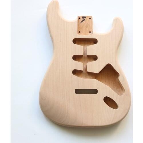 Best DIY Alder guitar body handmade electric guitar kit SSS pickup