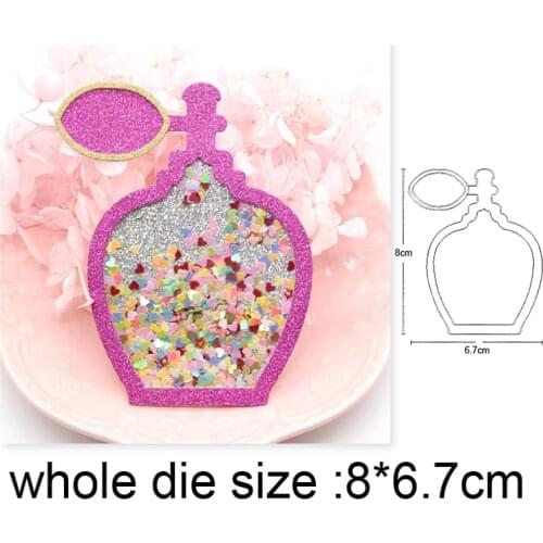 Metal Cutting Dies open window bottle DIY Etched Dies Craft Paper Card Making Scrapbooking Embossing New 2020