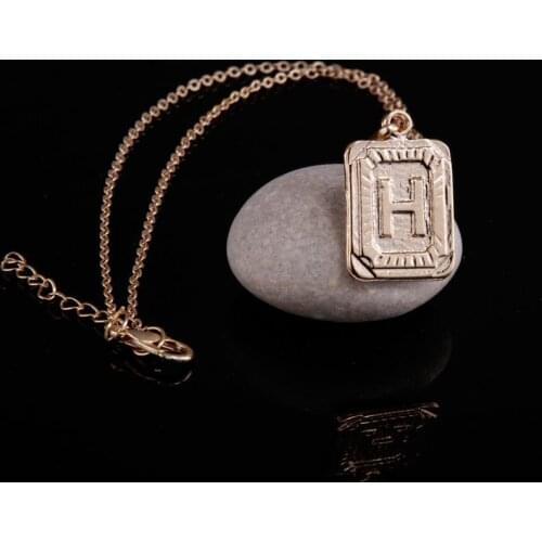 Letter Metal Necklace