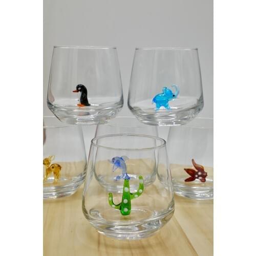 Animal Figured 6'lı Water Cup Set