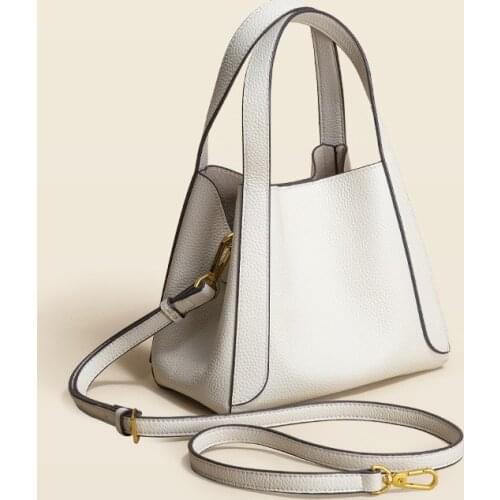 2021 new leather handbag shoulder bag bucket bag Messenger niche design handbags crossbody bags for women bag