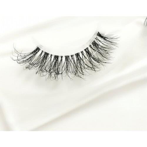 New 3D stereo messy Silk protein False eyelashes Natural Cross messy Daily life Naked makeup Internet celebrity Non grafting