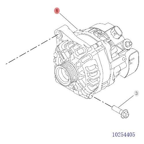 Original brand new generator assembly generator 10254405 suitable for SAIC MG 3