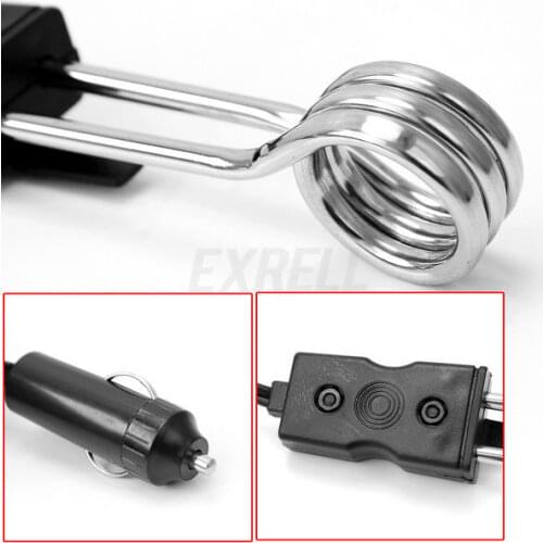 Car Immersion Electric Heater 12V In Car Immersion Heater Boiler Element Water/Soup/Tea/Coffee Drinks 120W For Auto Truck SUV