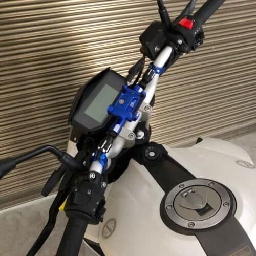 Motorcycle tie rod. Upgraded mobile phone bracket 22 mm, 7 / 8 inch, reinforcement for Sanyang motorcycle