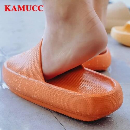 Thick Sole Women Bathroom Slippers Women Indoor Slide Sandals Non-slip Men Ladies Boys Girls Summer Platform Women Shoes