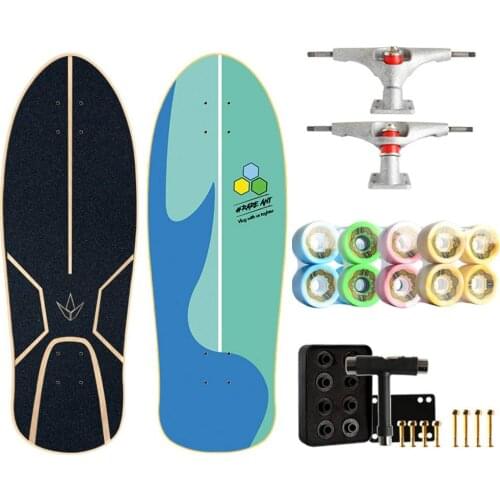 Skateboard 29"X9.8", 7-Layer Maple Skateboard Womens Mini Skateboard Pedal Brush Street Skateboard Gift for Beginners