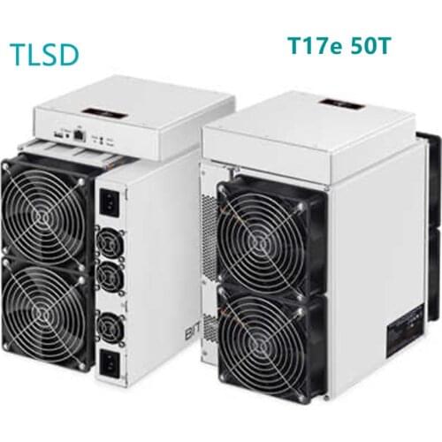 TLSD Used Antminer T17e 50T Bitcoin Mining Machine with Power Supply