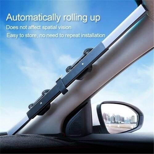 Car Retractable Window Sunshade Windshield Sunshade Cover Shield Curtain Foldable Auto Sun Shade Block Anti-UV Car Window Shade