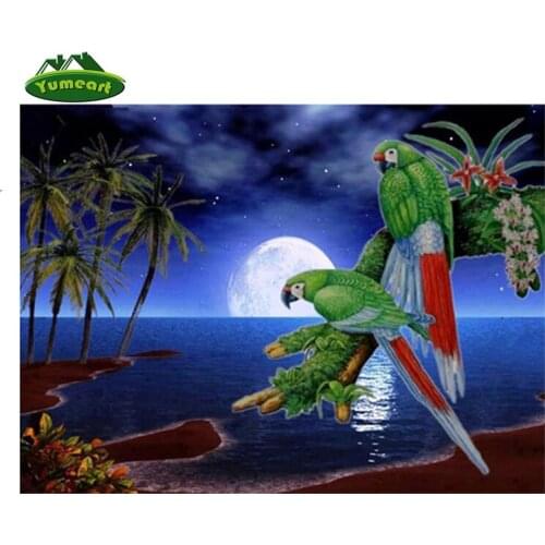 YUMEART 5D Diamond Embroidery Landscape Sea Diamond Mosaic Painting Beadwork Pattern Kits for Embroidery Picture Rhinestones