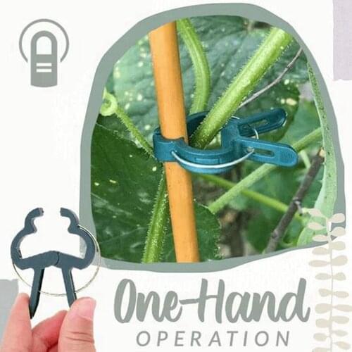 Plant Support Clips, Flower Lever Loop Gripper Tool for Straightening Plant Stems Stalks and Vines