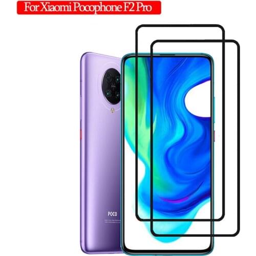 2PCS/Lot For xiaomi mi Poco F2 Pro Glass 2 in 1 protective Glass for xiaomi Poco F2 Pro PocoF2 F2Pro screen protector Film