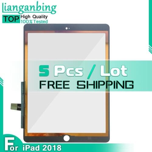 5 Pieces 5 Pcs Touch For iPad 2018 A1893 A1954 Touch Screen Digitizer Front Glass Touch Panel For iPad 6 6th Gen High Quality