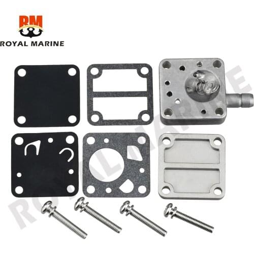 6E0-24412-00-00 Carburetor Fuel Pump Body 1 for yamaha outboard motor 2 stroke 4HP 5HP 6E0-24412-00 6E0-24412 boat engine parts