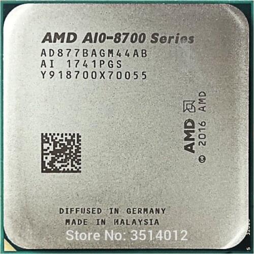 AMD A10-Series PRO A10-8770 A10 8770 3.5 GHz Quad-Core CPU Processor AD877BAGM44AB Socket AM4