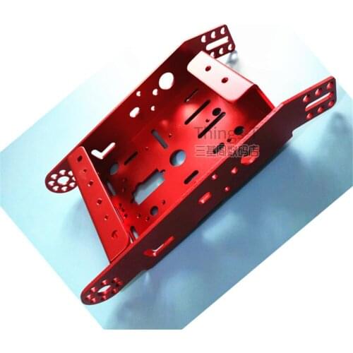 Aluminum alloy car Robot car Alloy smart car Metal chassis Raspberry Pi computer