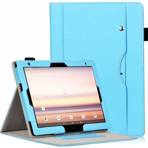 Case for Docomo Dtab Compact D-41A Tablet Cover With Card Slot Hand Belt for Dtab D-41A Leather Case