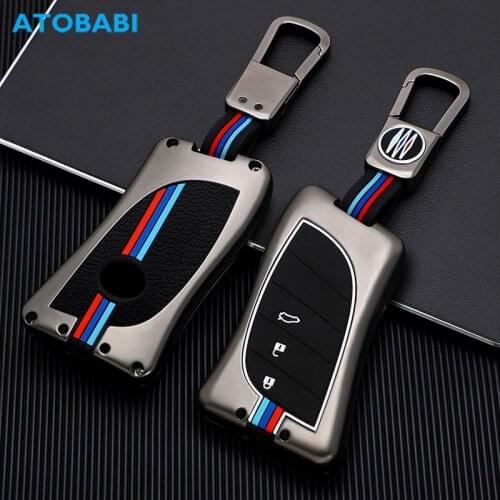Zinc Alloy With Silicone Car Key Case Smart Remote Control Cover For Lexus UX200 LS500 LS500H LC500 LC500h 2018 2019 2020 ES300h