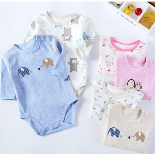 Baby package fart Siamese dress the spring and autumn period and the infant child triangle, cotton