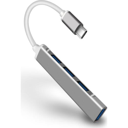 HUB USB Type C Docking Station 4 Ports USB 3.0 HUB Splitter Thunderbolt 3 USB Dock Adapter OTG for Laptops PC Computer