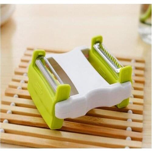 Stainless steel Two-way Flip Fruit Vegetables Peeler multifunctional Potato Cucumber Carrot peelers cheese grater kitchen tool
