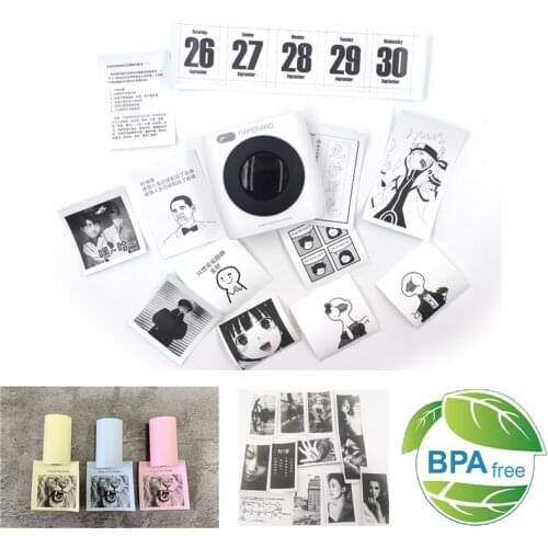 Photo Paper Thermal Paper for Instant Printer Camera Dual Lens Screen Video Children Outdoor Gift DIY Sticker