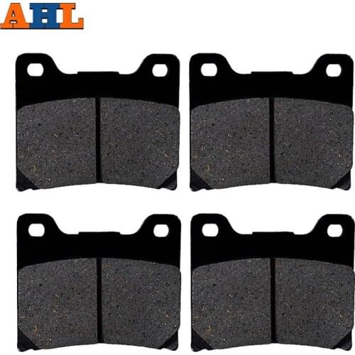 2 Pairs Motorcycle Brake Pads for YAMAHA FZX 750 FZX750 1987 Black Brake Disc Pad