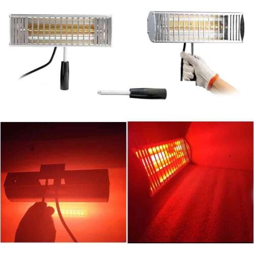 1000W Car Paint Drying Lamp Shortwave Paint Curing Lamp Handheld Infrared Heater Light Car Body Baking Light Auto Repair Tool