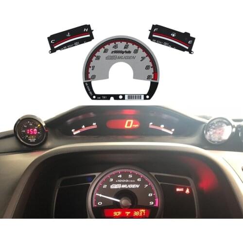 Gauge Face for Honda Civic FA1 FD1 FA5 FG2 Dash Dial Overlay MUGEN Style
