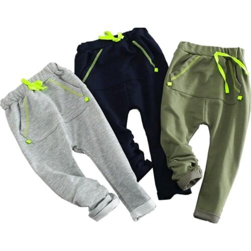 Fashion Boy Pants Kids Spring Autumn Clothes Children Pants for Baby Boys Harem Pants Toddlers factory solid Trousers