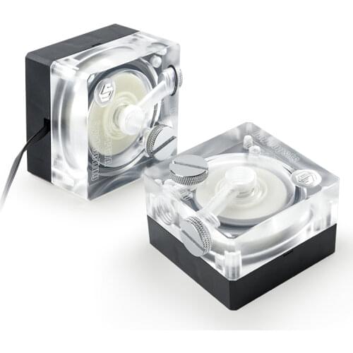 Syscooling P67A pump 450L/H DC12V 25DB CE marked PC Liquid Cooling Pump with LED light