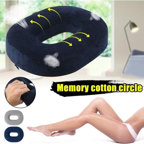 Memory Foam Donut Ring Cushion Comfort Car Seat Pad Coccyx Pain Relief Pillow Home Office Anti Hemorrhoid Non-Slip Orthopedic
