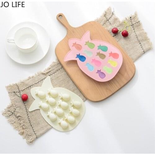 JO LIFE Silicone Pineapple Shaped Cake Decoration Moulds Tool Fruit Chocolate Candy Gummy Cake Mold