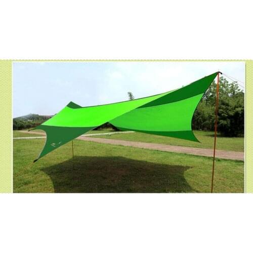 Camping UV-Protection Sun Shelter Folding Beach Sun Shade Multi-Function Portable Sun Canopy