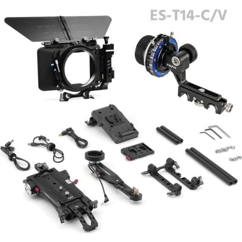 Tilta ES-T14-C FS5 Rig Kit Camera Rig FF-T03 follow focus 4*4 matte box Baseplate Extension armV-lock For SONY FS5 camera