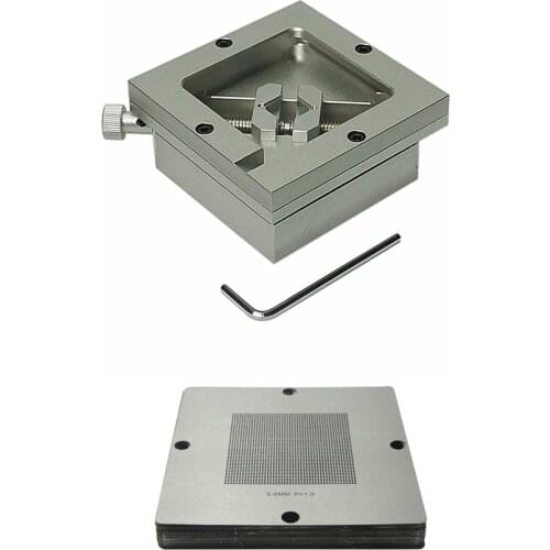 341pcs Directly BGA Reball Stencils Template Set Kit Silver Steel Reballing Kit Welding Fluxes with stand Planting jigs Fixtures