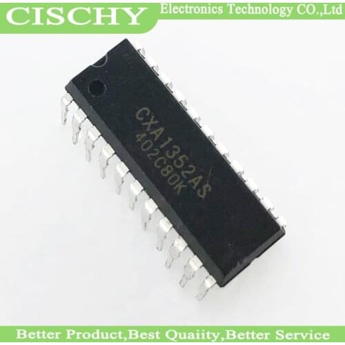 2pcs/lot CXA1352AS CXA1352 DIP-22 In Stock