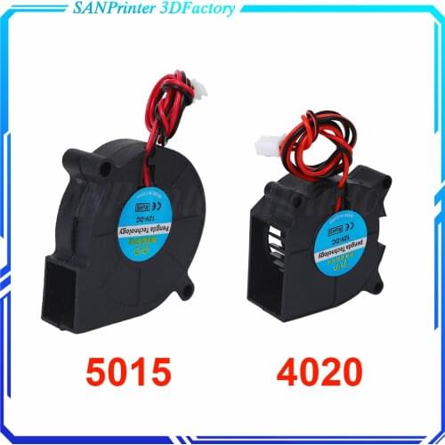 3D printer Reprap parts Cooling Fan 2 Pin Dupont 50x50x15mm/40x40x20mm Blower Fan 12V/24V heated bed filament printing cooling