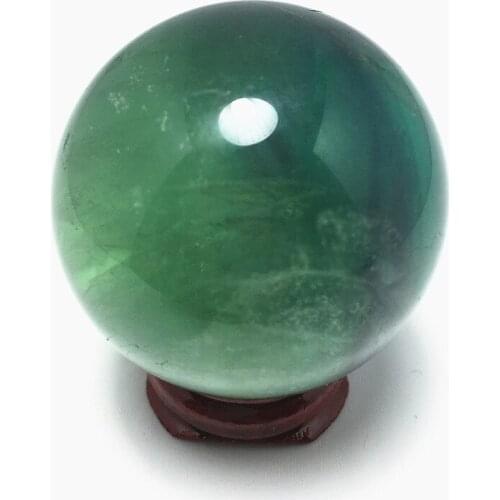 40mm Beautiful Natural Green Fluorite Crystal Ball Stone Gemstone Great for Meditation Home Decoration Chakra Reiki Stone
