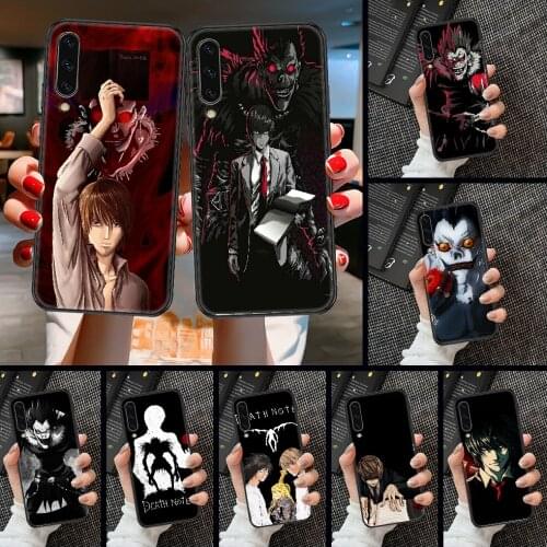 Death Note Phone case For Samsung Galaxy A 3 5 7 8 10 20 21 30 40 50 51 70 71 E S 2016 2018 4G black trend Etui 3D coque fashion