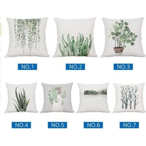 HGLEGYW Household Cushion Case Cotton Linen Throw Pillowcase Home