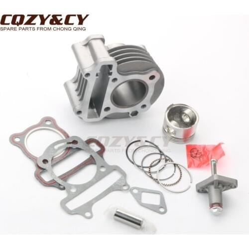 Scooter 44mm Big Bore Cylinder Kit & Piston Kit & Cylinder gasket for TaoTao CY50 New Speed50 Evo ATM Thunder Zummer 50cc 4T