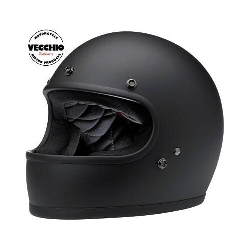 New VECCHIO Full Face vintage JET motorcycle helmet racing Motocross motorbike Casco Capacete Retro helmet protective gear DOT