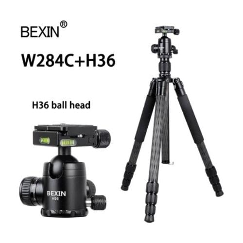 Carbon Fiber Professional Travel Camera Tripod Detachable as Monopod For Canon Nikon Sony DSLR Camera Portable camera stand