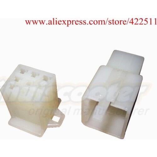 9 Holes White ABS Scooter Connectors&Terminal Plug-Ins/Power Wire Plug for Scooter Spare Parts