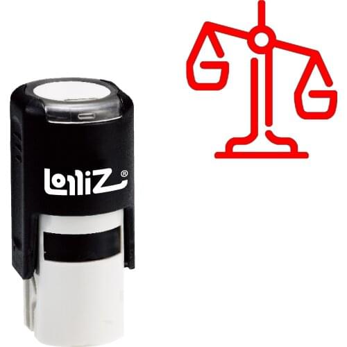 LolliZ Scales Self-Inking Rubber Stamp - Modern Symbol Series